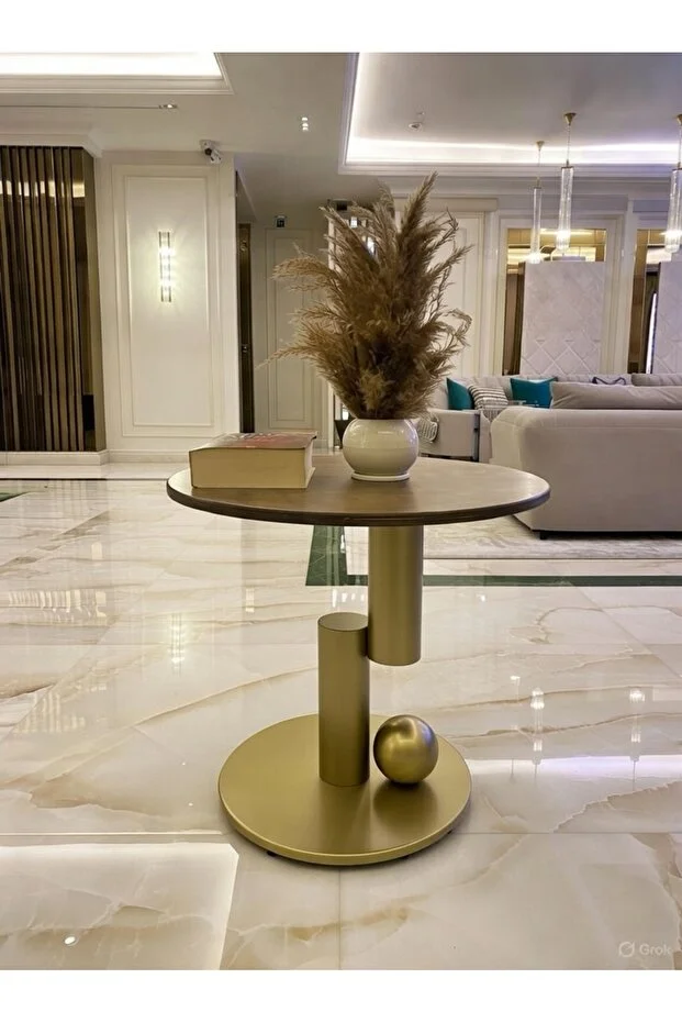 Metal Yan sehpa orta sehpa 3